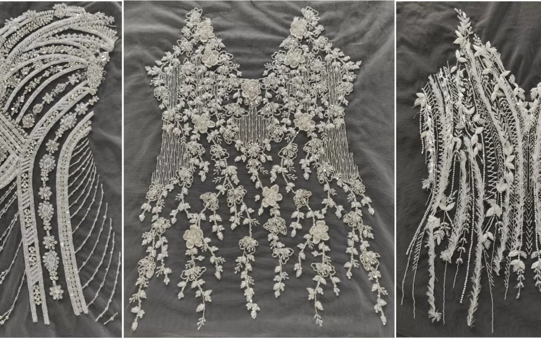Bridal bodice designs for your next collection.