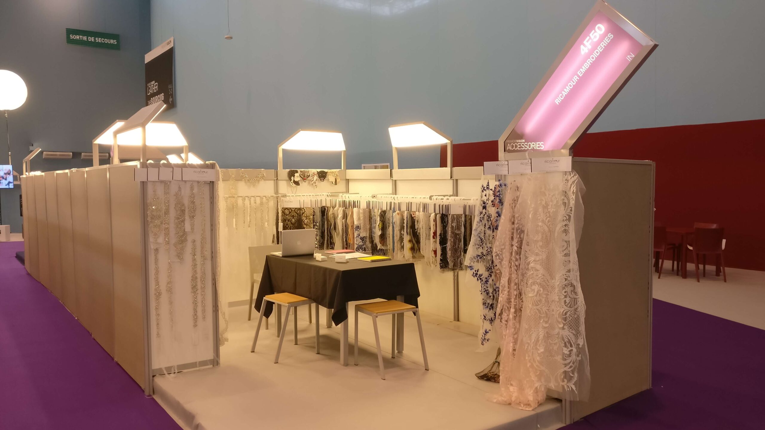 Ricamour Embroideries at Paris Vision 2017