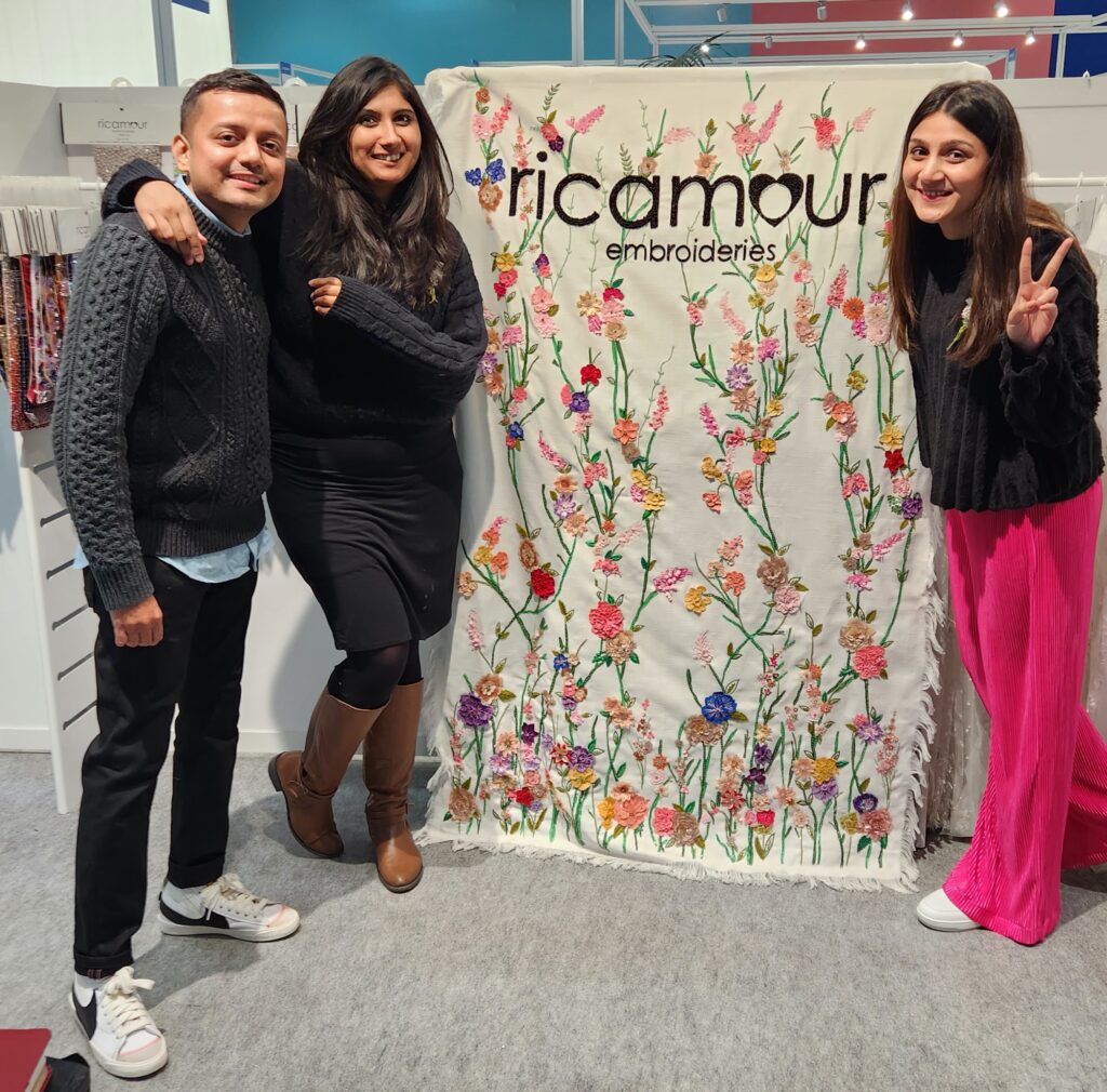 Team Ricamour at Premiere Vision