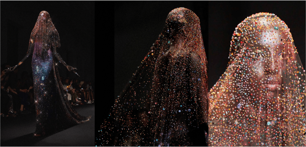 Couture embroidery inspiration by Ricamour embroideries