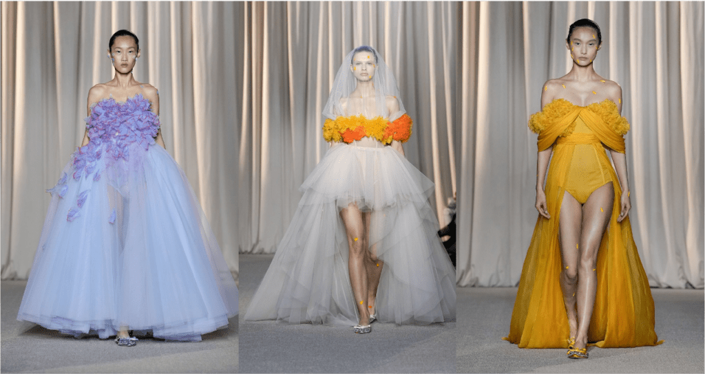 Couture embroidery inspiration by Ricamour embroideries