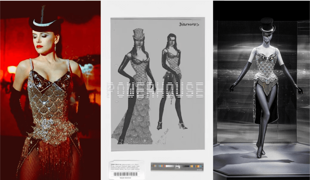 Nicole Kidman as Satine and designed by Catherine Martin and Angus Strathie